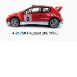 Macheta Peugeot 206 WRC, 1:43
