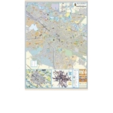 Bucuresti - Planul orasului (hartie laminata) 140x100