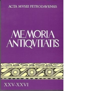 Memoria Antiquitatis XXV - XXVI (2008-2009)