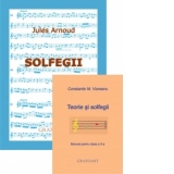 Pachet promotional Solfegii - J. Arnoud + (bonus Teorie si Solfegii manual pentru clasa a II-a)