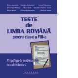 Teste de limba romana pentru clasa a VIII-a