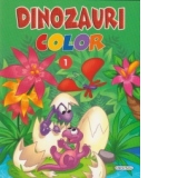 Dinozauri Color 1 (carte de colorat)