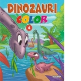 Dinozauri Color 4 (carte de colorat)