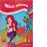 Carte de povestit si colorat - Mica sirena