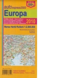 AutoExpress2500 Europa - Mare harta rutiera 1:2.500.000 (Editie noua 2010)
