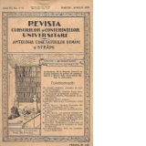 Revista Cursurilor si Conferintelor Universitare - Antologia cugetatorilor romani si straini, Martie-Aprilie 1939