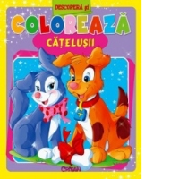 Catelusii (Descopera si coloreaza)