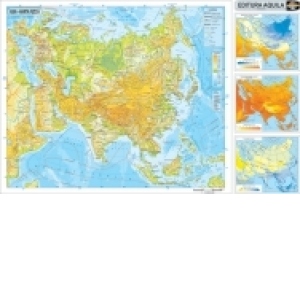 Harta Asia - duo 50x70 cm