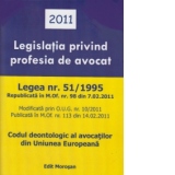Legislatia privind profesia de avocat (07.02.2011)