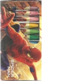 Creioane cerate 12 culori (Spider Man)