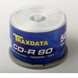 CD R Traxdata 52x, 50 bucati/cutie