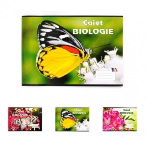 Caiet biologie 16 file, format B5 (format poza bestsellers.ro