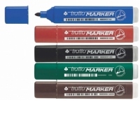 Marker Tratto, varf rotund, rosu