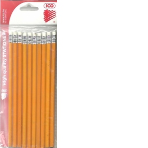 Creion HB cu guma - ICO
