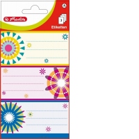 ETICHETE SCOLARE FLORI SET 9