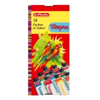 Acuarele tempera, 16ml/culoare, set 10 culori