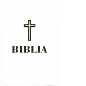 Biblia sau Sfanta Scriptura (editie a Sfantului Sinod) format 0.53, coperta alba - Gold