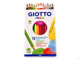 Creion color Giotto Mega 12 culori/cutie
