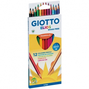 Creioane color mari Giotto Elios 12 culori