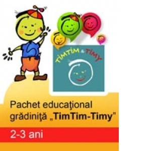 PACHET EDUCATIONAL GRADINITA TIMTIM-TIMY, 2-3 ANI