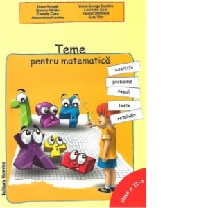 Teme pentru Matematica - Exercitii, probleme, reguli, teste, rezolvari, Clasa a II-a