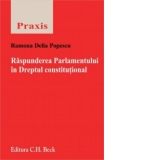 Raspunderea Parlamentului in Dreptul constitutional