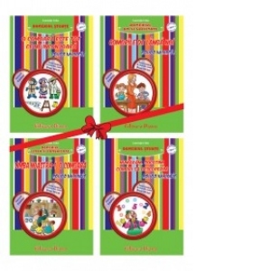 SET 4 CARTI A4 COLOR pentru GRUPA MIJLOCIE (PE DOMENII EXPERIENTIALE) - COMORILE DIN GRADINITA - 2011