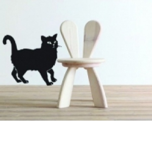 Sticker decorativ Pisica neagra(30x29)