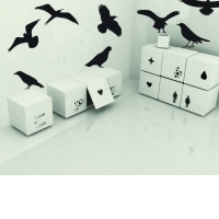 Sticker decorativ Pasarile(60x100)