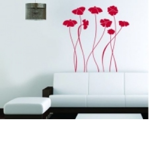 Sticker decorativ Floricele vesele(60x70)