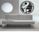 Sticker decorativ Yin & Yang(40x37)