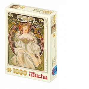 Puzzle 1000 piese Alphonse Mucha - Reverie