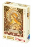 Puzzle 1000 piese Alphonse Mucha - Zodiac