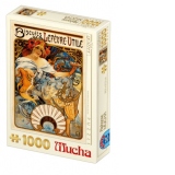 Puzzle 1000 piese Alphonse Mucha - Biscuits Lefevre-Utile