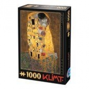 Puzzle 1000 piese Gustav Klimt - The Kiss(detail)