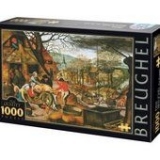 Puzzle 1000 piese Pieter Breughel - Autumn
