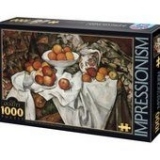 Puzzle 1000 piese Paul Cezanne - Natura moarta cu mere si portocale