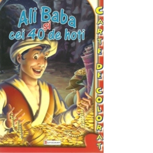Ali Baba si cei 40 de hoti: carte de colorat