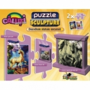 Puzzle Sculpture - Horses