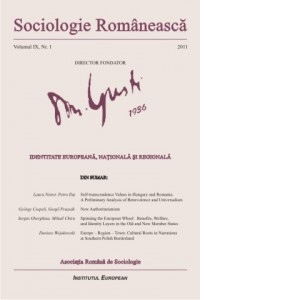 Revista Sociologie romaneasca. Identitate europeana, nationala si regionala. vol.IX, nr.1