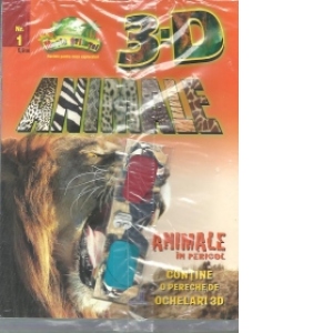 Magia Stiintei Nr. 1 - Animale in pericol + Ochelari 3D