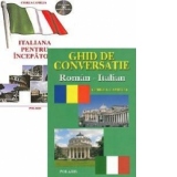 Pachet promotional editura POLARIS - Italiana pentru incepatori (contine CD cu pronuntia lectiilor). Ghid de conversatie roman-italian