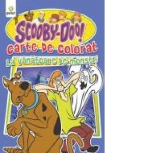 Scooby-Doo! La vanatoare de monstri - Carte de colorat