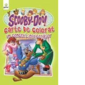 Scooby-Doo! Un concert infricosator - Carte de colorat