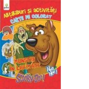 Scooby-Doo! Monstri in libertate - Carte de colorat. Abtibilduri si activitati