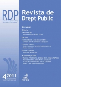 Revista de Drept Public, Nr. 4/2011