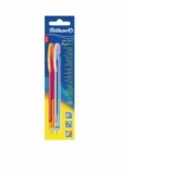 Set 1 Pix Fun Pen + 1 Creion mecanic ( Push Pen ), albastru/roz, blister, Pelikan