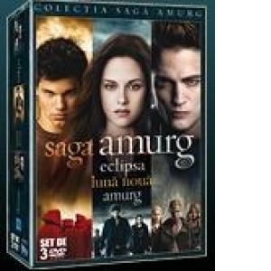 Colectia Saga Amurg - 3 DVD-uri