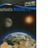 Magnet 3D : Pamantul, Luna si Soarele