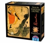 Puzzle 515 piese Henri de Toulouse-Lautrec - Jane Avril (poster)